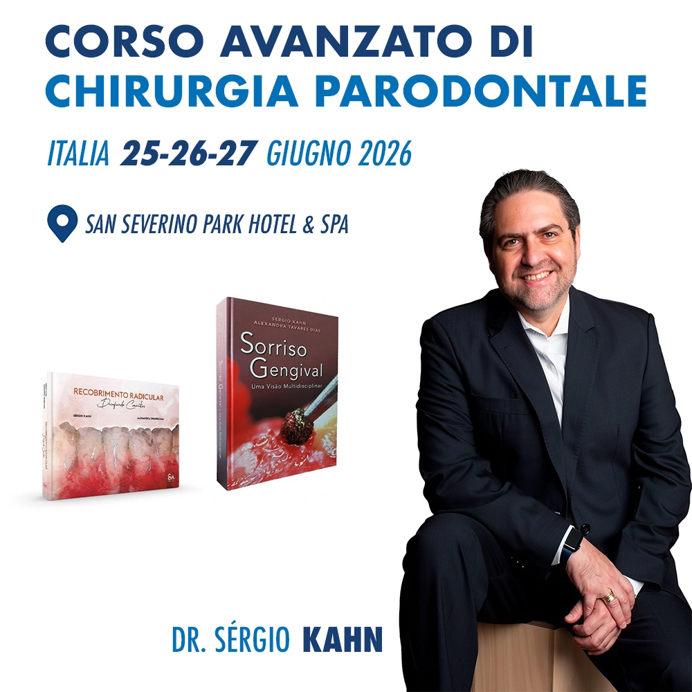 Corso Avanzato di Chirurgia Parodontale 2026 – Dr. Sérgio Kahn